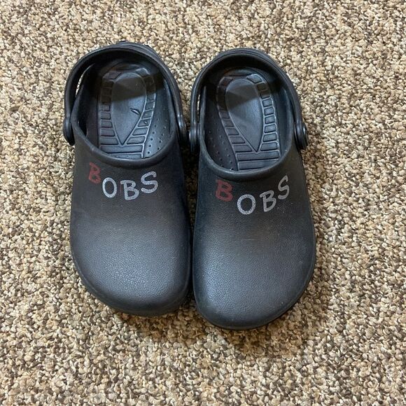 BOBS Kids Black Clogs Size 13 Unisex - Picture 2 of 10